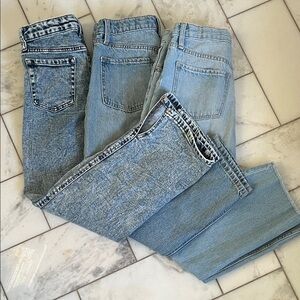 Girls Blue Denim Jeans- lot of 3